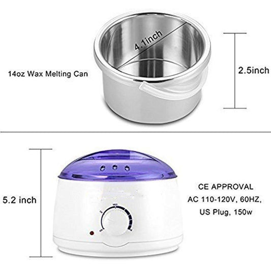 Wax Heater Automatic Hot Wax Heater for Hard Strip and Paraffin for Women painless hair remover kit wax bean