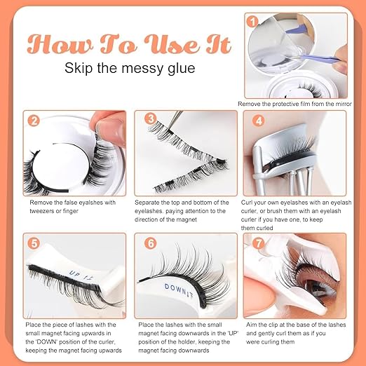 Eyelashes Magnetic Lashes Magnetic Eyelashes with Applicator