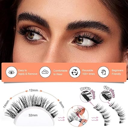 Eyelashes Magnetic Lashes Magnetic Eyelashes with Applicator
